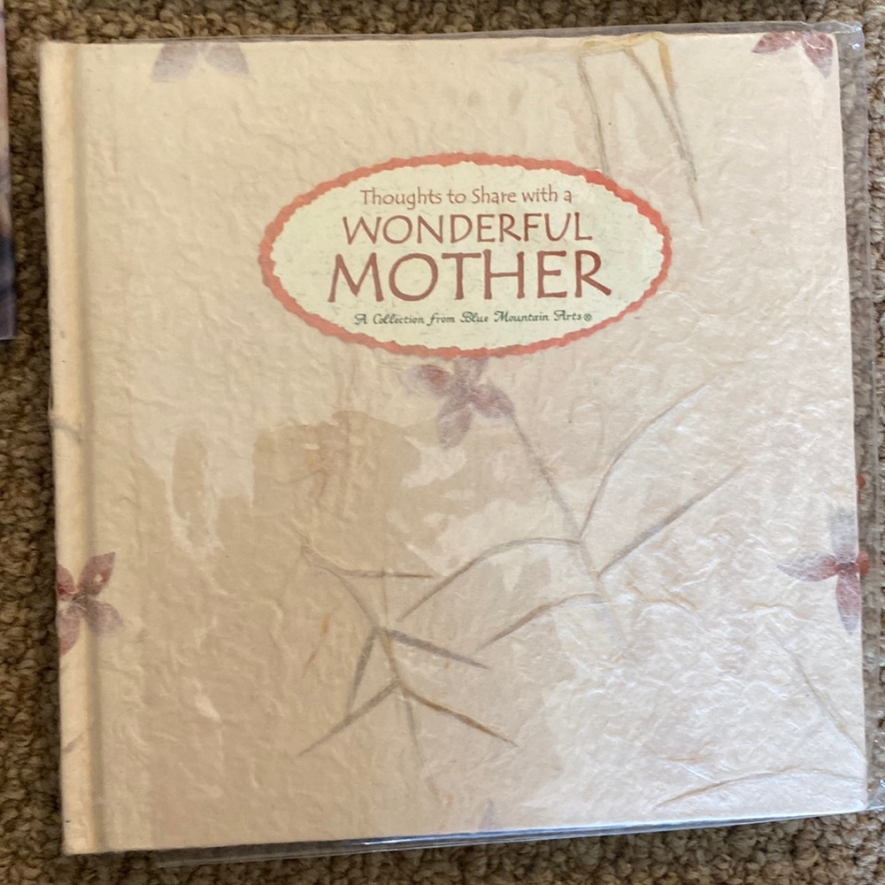 That’s to share with a wonderful mother book